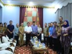 Gubernur Sumatera Selatan (Sumsel) Herman Deru menerima kunjungan Dewan Komisaris PT Bank Tabungan Negara (BTN) yang dipimpin oleh Pietra Machreza Paloh di Griya Agung, Palembang, Selasa (16/9). Gubernur Sumatera Selatan (Sumsel) Herman Deru menerima kunjungan Dewan Komisaris PT Bank Tabungan Negara (BTN) yang dipimpin oleh Pietra Machreza Paloh di Griya Agung, Palembang, Selasa (16/9).