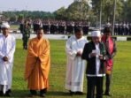 Apel Kebangsaan dan doa bersama lintas agama di halaman Pemkot Prabumulih, Senin (15/9/2025). Apel Kebangsaan dan doa bersama lintas agama di halaman Pemkot Prabumulih, Senin (15/9/2025). Foto: Istimewa