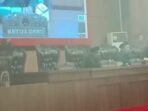 Rapat Paripurna DPRD Musi Rawas dengan agenda jawaban eksekutif atas pandangan umum fraksi terkait Raperda APBD 2026 batal digelar karena tak kuorum.