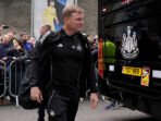 Manajer Newcastle United Eddie Howe tiba di tanah menjelang pertandingan Liga Premier di Stadion American Express, Brighton dan Hove. Tanggal gambar: Sabtu 18 Oktober 2025. (Foto oleh Gareth Fuller/PA Images melalui Getty Images)
