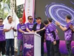 Gubernur Sumsel Herman Deru meluncurkan Sultan Muda Privilege Card di ajang Sultan Muda Digination Festival 2025, Minggu (19/10/2025). Foto: Istimewa