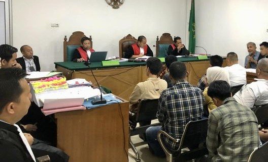sidang kasus dugaan korupsi pengadaan APAR di Empat Lawang yang menjerat Tenaga Ahli DPRD, Aprizal.