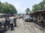 Penertiban pedagang liar di Pasar Pulo Mas Empat Lawang kembali digelar oleh tim gabungan Pemkab bersama TNI-Polri.