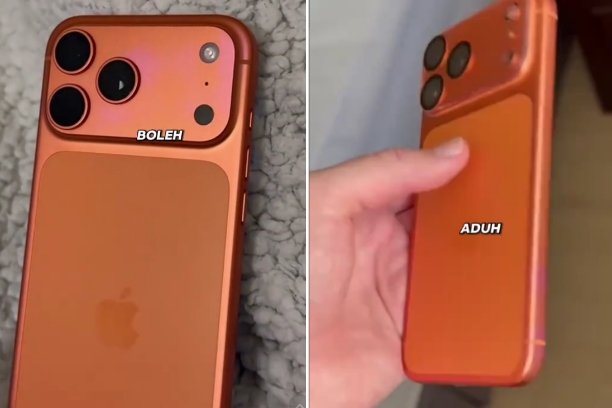 iPhone 17 Pro warna Cosmic Orange dilaporkan berubah jadi pink. Apple belum beri penjelasan, dugaan mengarah ke masalah oksidasi aluminium.