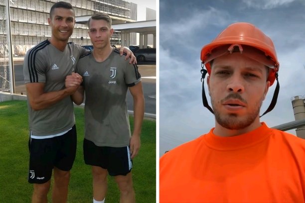 Eks rekan Cristiano Ronaldo, Cendrim Kameraj, kini bekerja di bidang konstruksi setelah cedera parah memaksanya pensiun dini dari sepak bola.