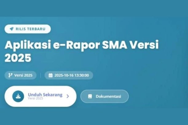 Kemendikdasmen resmi rilis e-Rapor SMA 2025, aplikasi penilaian siswa berbasis web yang terintegrasi dengan Dapodik dan gratis untuk seluruh sekolah.