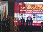Fakultas Hukum Unsri rayakan Dies Natalis ke-65 dengan peluncuran 65 buku ilmu hukum dan dua rekor MURI, simbol komitmen pada pembangunan hukum nasional.